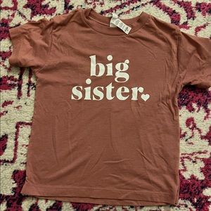 Big Sister tee size 4T